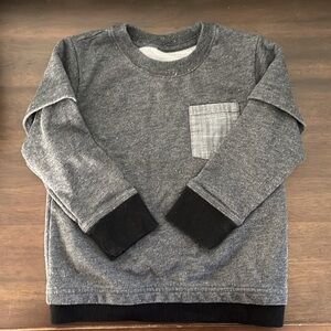 Cozy 2T long sleeve with cute sleeve detail. #catandjack